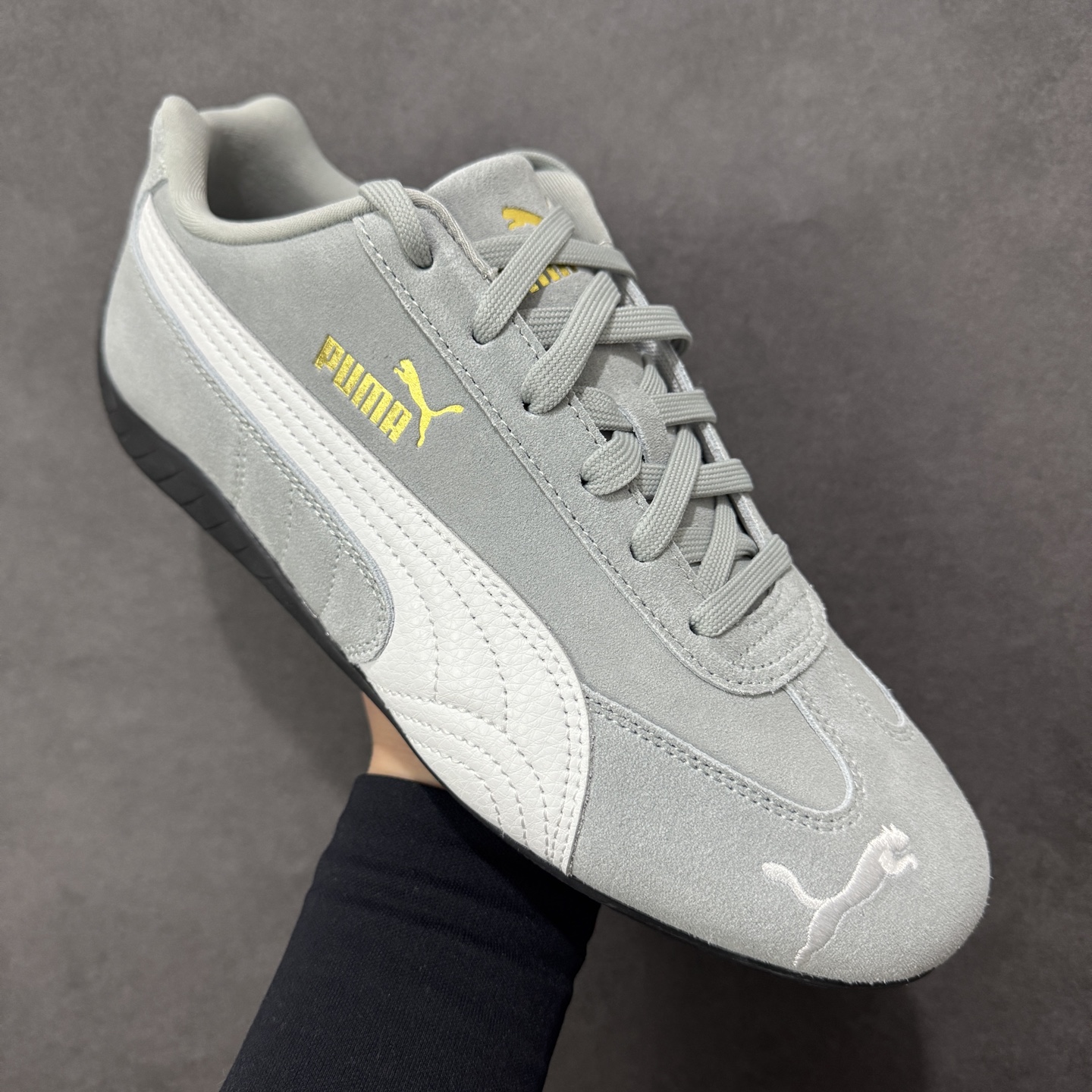 图片[3]-【纯原z版】PUMA 赛车鞋 性价比天花板 指令单已排满 Puma专业户 二次成型“猛帮”成型工艺 真拼接鞋面 杜绝杀猪版本 PUMA彪马 speedcat系列 灰白 货号：406329-05 尺码：35 36 36.5 37.5 38 38.5 39 40-选品中心