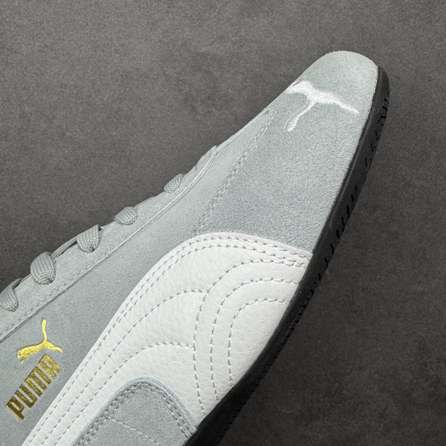 图片[5]-【纯原z版】PUMA 赛车鞋 性价比天花板 指令单已排满 Puma专业户 二次成型“猛帮”成型工艺 真拼接鞋面 杜绝杀猪版本 PUMA彪马 speedcat系列 灰白 货号：406329-05 尺码：35 36 36.5 37.5 38 38.5 39 40-选品中心