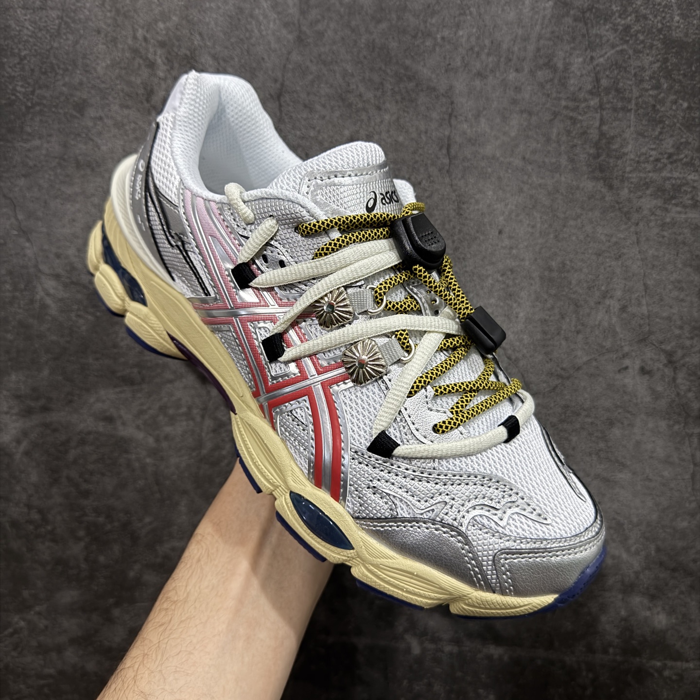 图片[3]-【公司级】Asics Gel-Cumulus 16 亚瑟士 防滑耐磨 休闲运动鞋 采用双层提花网面设计 提高包裹性和透气性 后跟搭载稳定系统科技T-GEL提升整体支撑力和结构感 减少对身体带来的冲击负荷 创新中底至轻回弹 货号：1203A838-020 尺码：36-47-选品中心