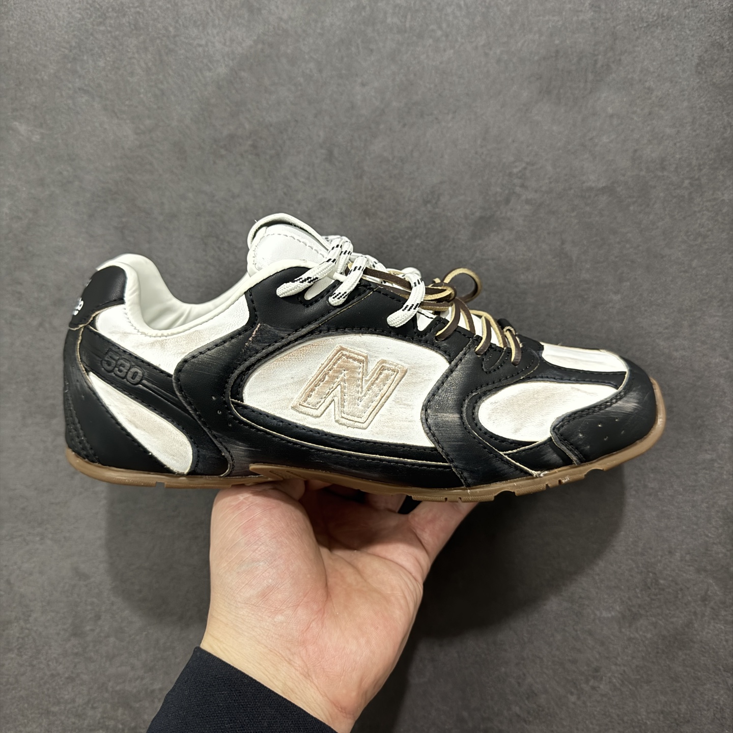 纯原级别 独立开发 MiuMiu Ｘ NB574 联名 市场唯一原鞋打板开模 区分市面其他版本 原材料定