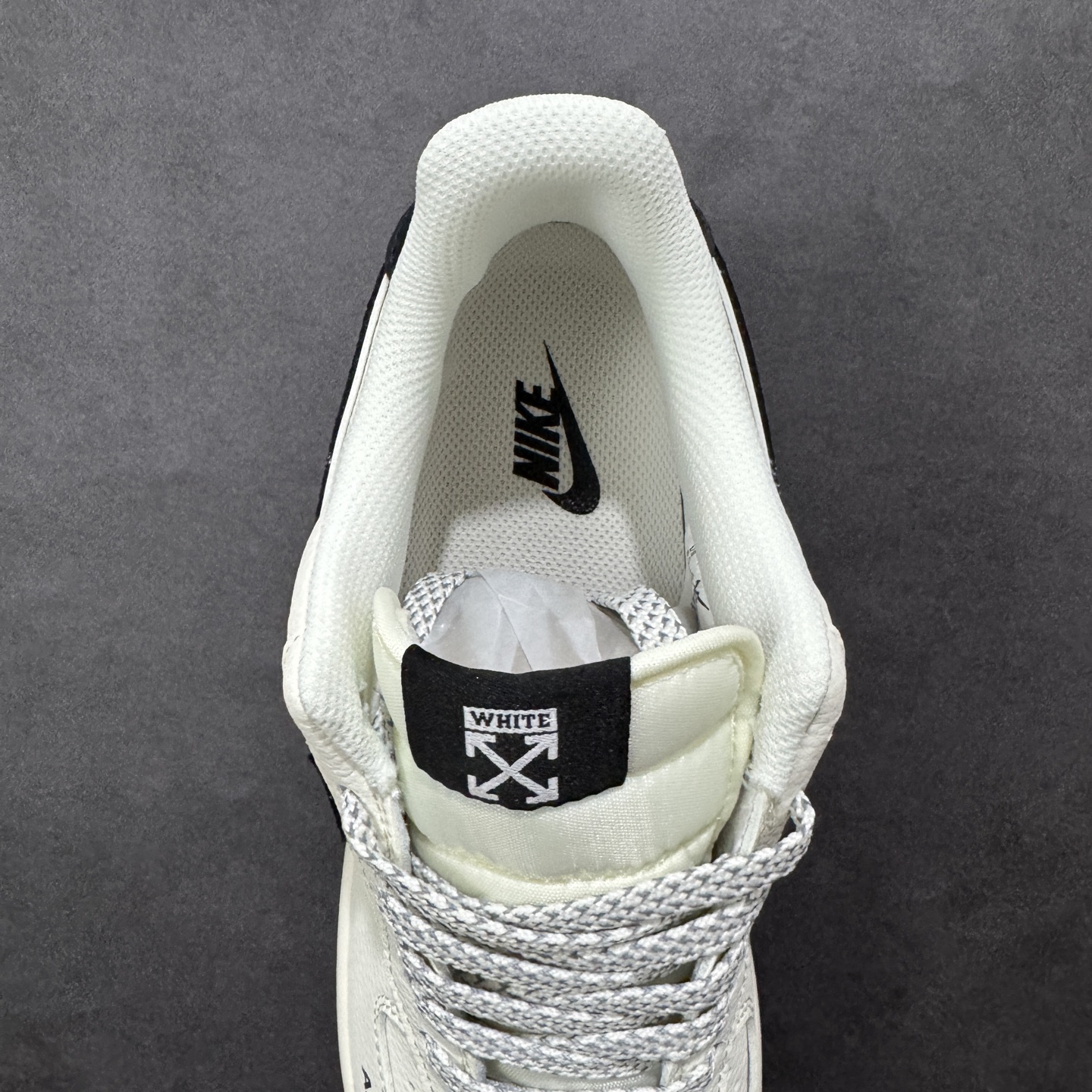 图片[7]-【定制版】Nike Air Force 1\’07 Low 联名 米黑勾 空军一号低帮休闲板鞋 SM6668-117  #原楦头原纸板 原装鞋盒 定制五金配件 内置全掌气垫 原厂鞋底   尺码：36 36.5 37.5 38 38.5 39 40 40.5 41 42 42.5 43 44 44.5 45 编码：HXSA310320-选品中心