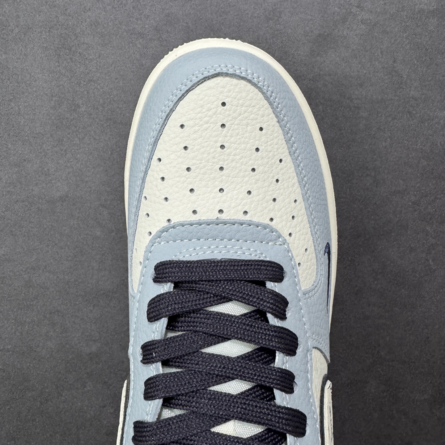 图片[8]-【定制版】Nike Air Force 1\’07 Low 雾霾蓝 空军一号低帮休闲板鞋  #定制皮料 原厂3D打印 定制鞋盒 原楦原纸板 纯正空军版型 内置全掌气垫 货号：DD1928-308  尺码：36 36.5 37.5 38 38.5 39 40 40.5 41 42 42.5 43 44 44.5 45-选品中心