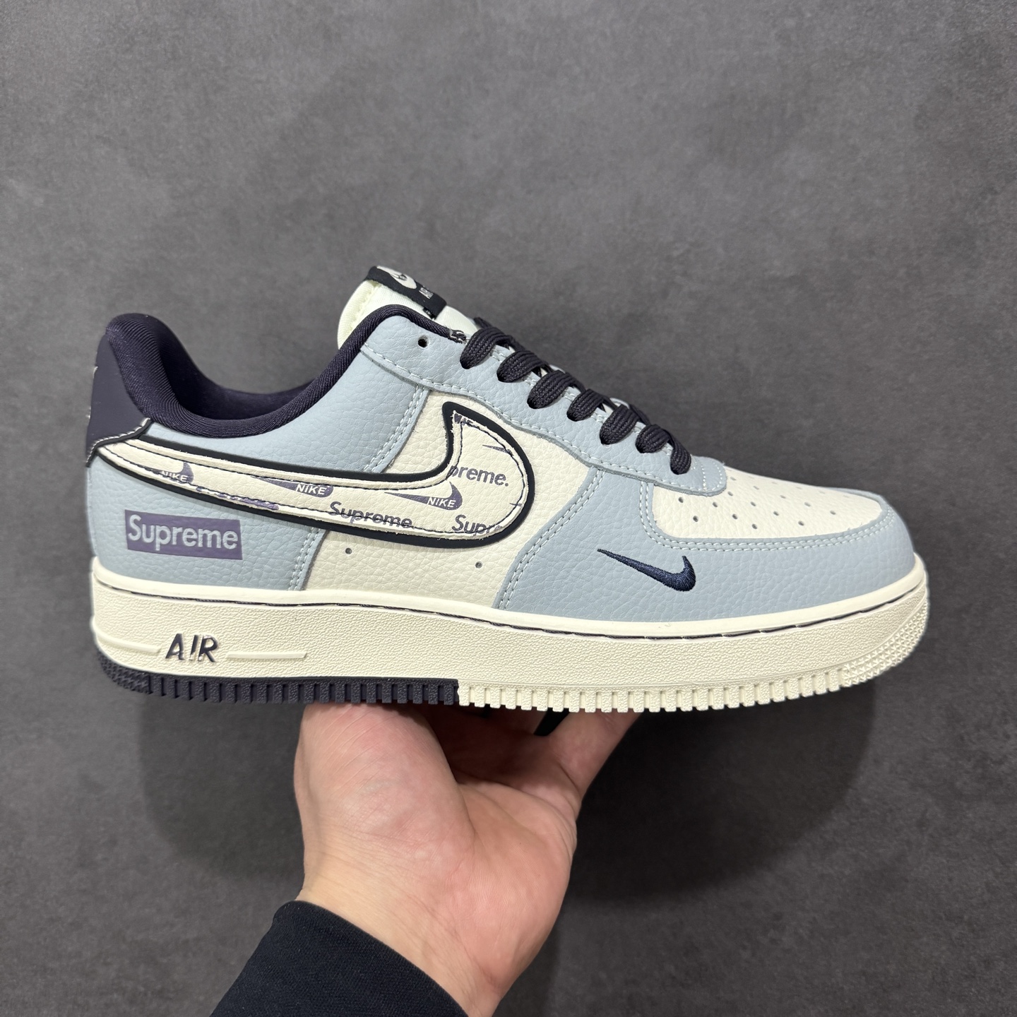 【定制版】Nike Air Force 1\'07 Low 雾霾蓝 空军一号低帮休闲板鞋  #定制皮料 原厂3D打印 定制鞋盒 原楦原纸板 纯正空军版型 内置全掌气垫 货号：DD1928-308  尺码：36 36.5 37.5 38 38.5 39 40 40.5 41 42 42.5 43 44 44.5 45-选品中心