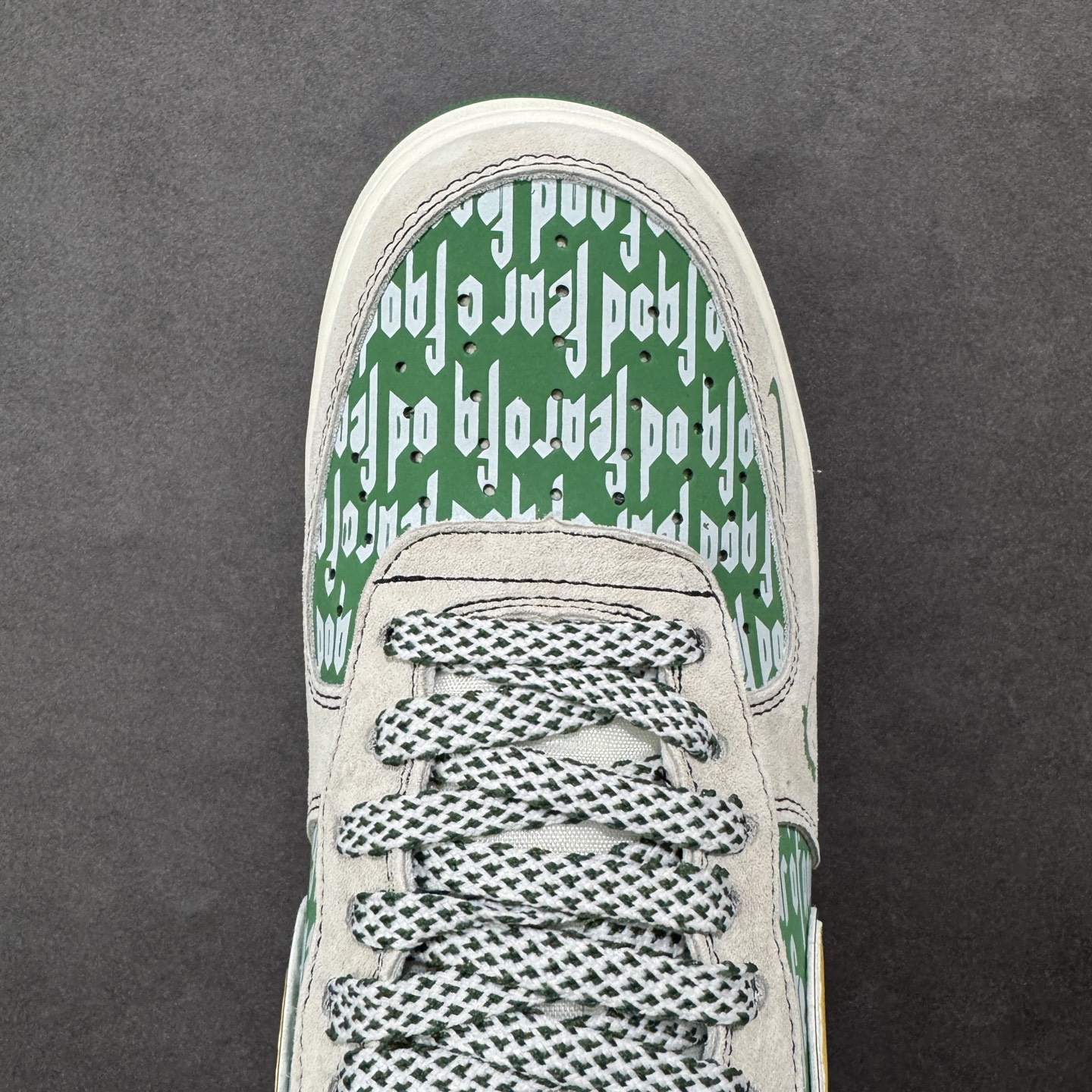 图片[8]-【定制版】Nike Air Force 1\’07 Low 灰绿撞色 空军一号低帮休闲板鞋  #定制皮料 定制鞋盒 原楦原纸板 纯正空军版型 内置全掌气垫 货号：SY1388-025  尺码：36 36.5 37.5 38 38.5 39 40 40.5 41 42 42.5 43 44 44.5 45-选品中心