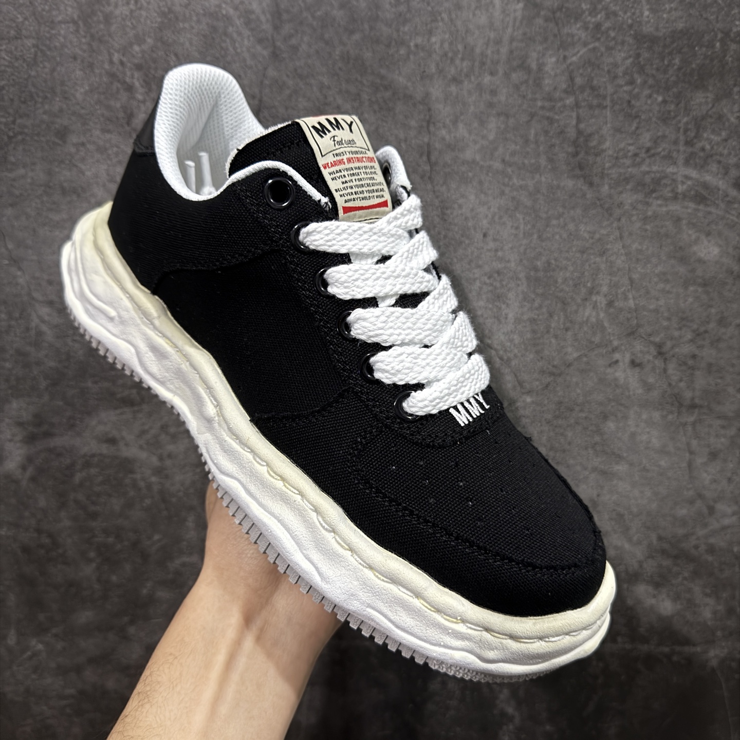 图片[3]-【纯原版】三原康裕品牌 MMY/Maison MIHARA YASUHIRO 变形溶解雪糕底低帮溶解鞋 全硫化溶解工艺 东莞原产 原楦原纸版开发 全新开发 双模一次发泡点位气孔EVA中底 底部嵌入组合RB橡胶耐磨大底 采用全粒面头层皮革鞋面材质 正确织麦及包装盒 清晰后跟电绣LOGO 🆚区别市面普通版本 尺码：35 36 37 38 39 40 41 42 43 44 正常尺码-选品中心
