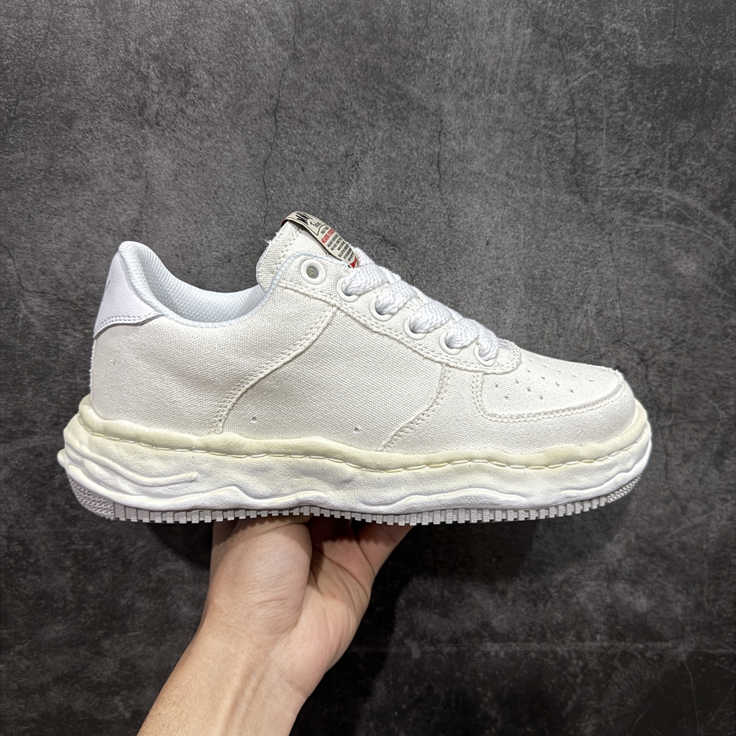 【纯原版】三原康裕品牌 MMY/Maison MIHARA YASUHIRO 变形溶解雪糕底低帮溶解鞋 全硫化溶解工艺 东莞原产 原楦原纸版开发 全新开发 双模一次发泡点位气孔EVA中底 底部嵌入组合RB橡胶耐磨大底 采用全粒面头层皮革鞋面材质 正确织麦及包装盒 清晰后跟电绣LOGO 🆚区别市面普通版本 尺码：35 36 37 38 39 40 41 42 43 44 正常尺码-选品中心