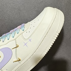 Nike Air Force 1'07 Low 手绘涂鸦 紫色星空 空军一号低帮休闲板鞋 FV3654-511 #将浪漫 Nike Air Force 1'07 Low 手绘涂鸦 紫色星空 空军一号低帮休闲板鞋 FV3654-511 #将浪漫
