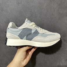 New Balance NB327系列复古休闲运动慢跑鞋 “炭黑米白麻布”U327WVE 原厂细翻毛 原数据档案结合二次 New Balance NB327系列复古休闲运动慢跑鞋 “炭黑米白麻布”U327WVE 原厂细翻毛 原数据档案结合二次