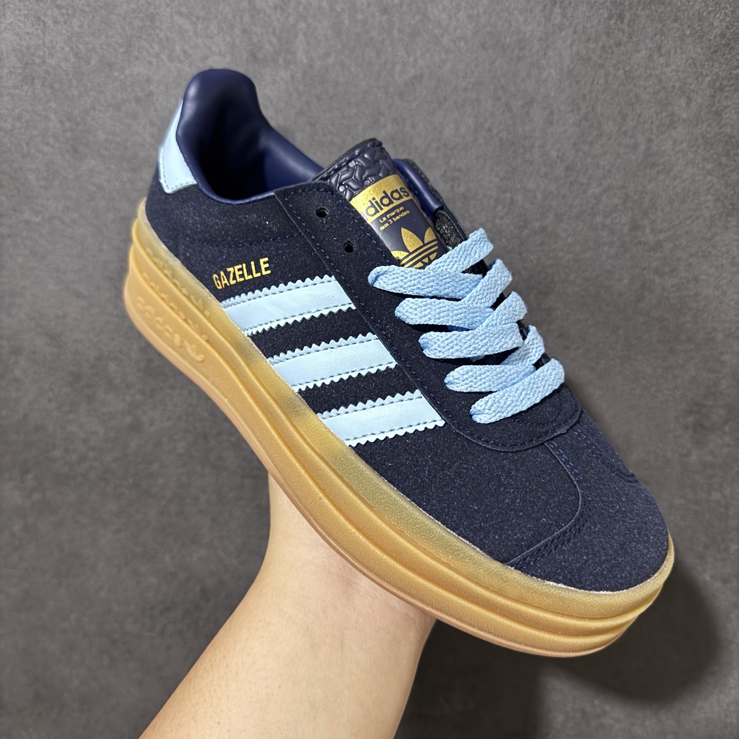 Adidas Originals Gazelle Bold 三叶草厚底休闲防滑耐磨低帮板鞋 #原厂原数据版型 原厂皮料切 Adidas Originals Gazelle Bold 三叶草厚底休闲防滑耐磨低帮板鞋 #原厂原数据版型 原厂皮料切