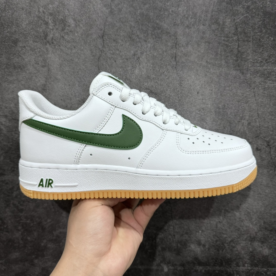 200 【纯原HY版】Nike Air Force 1 Low 白绿生胶 FD7039-101