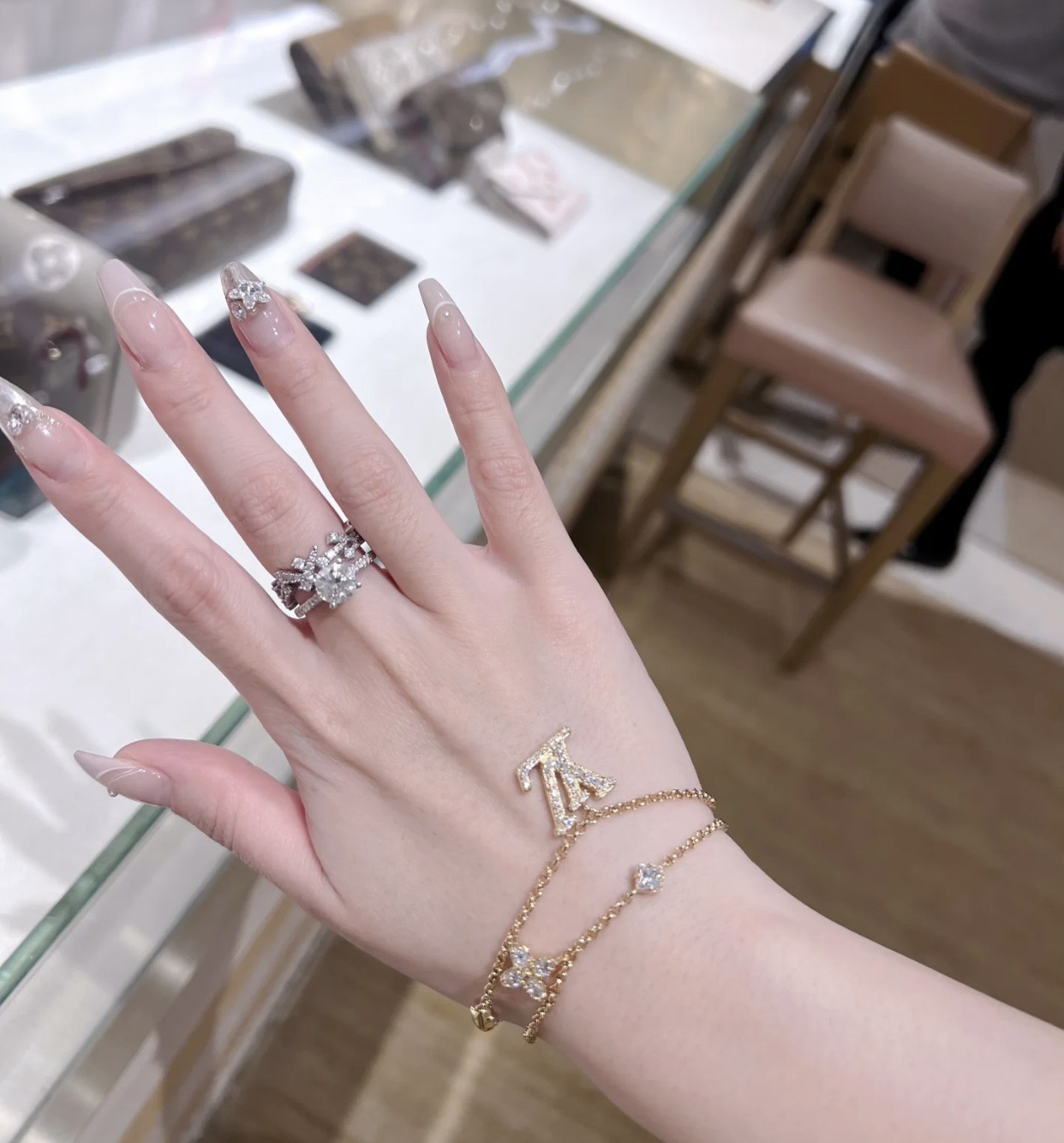 Original Single Version 】 (with complete packaging)The LV double-layer - Jewelry 8