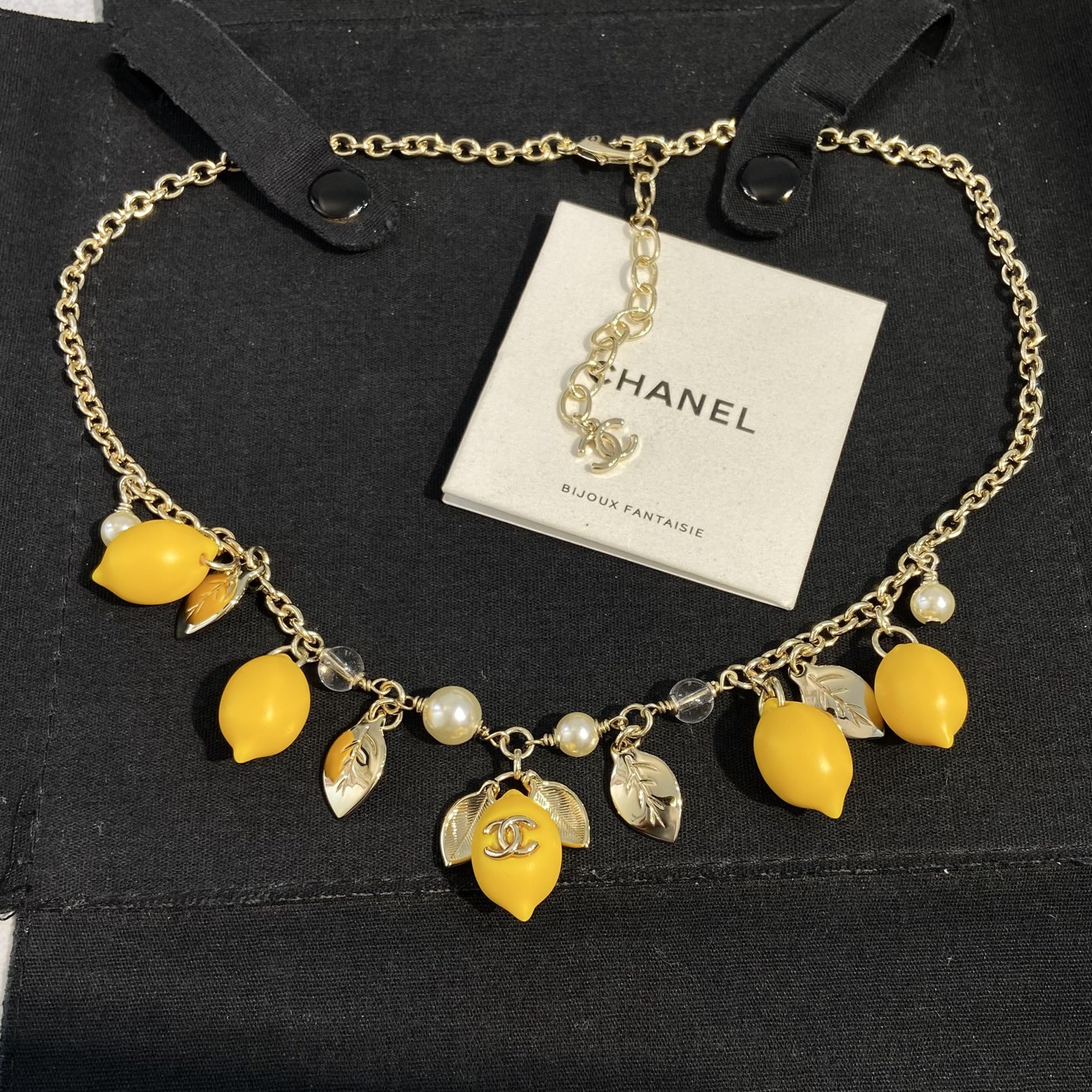 CHANEL Necklace Lemon Tassel
