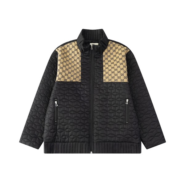 Gucci Buy Clothing Coats & Jackets New Designer Replica Splicing Cotton Fall/Winter Collection