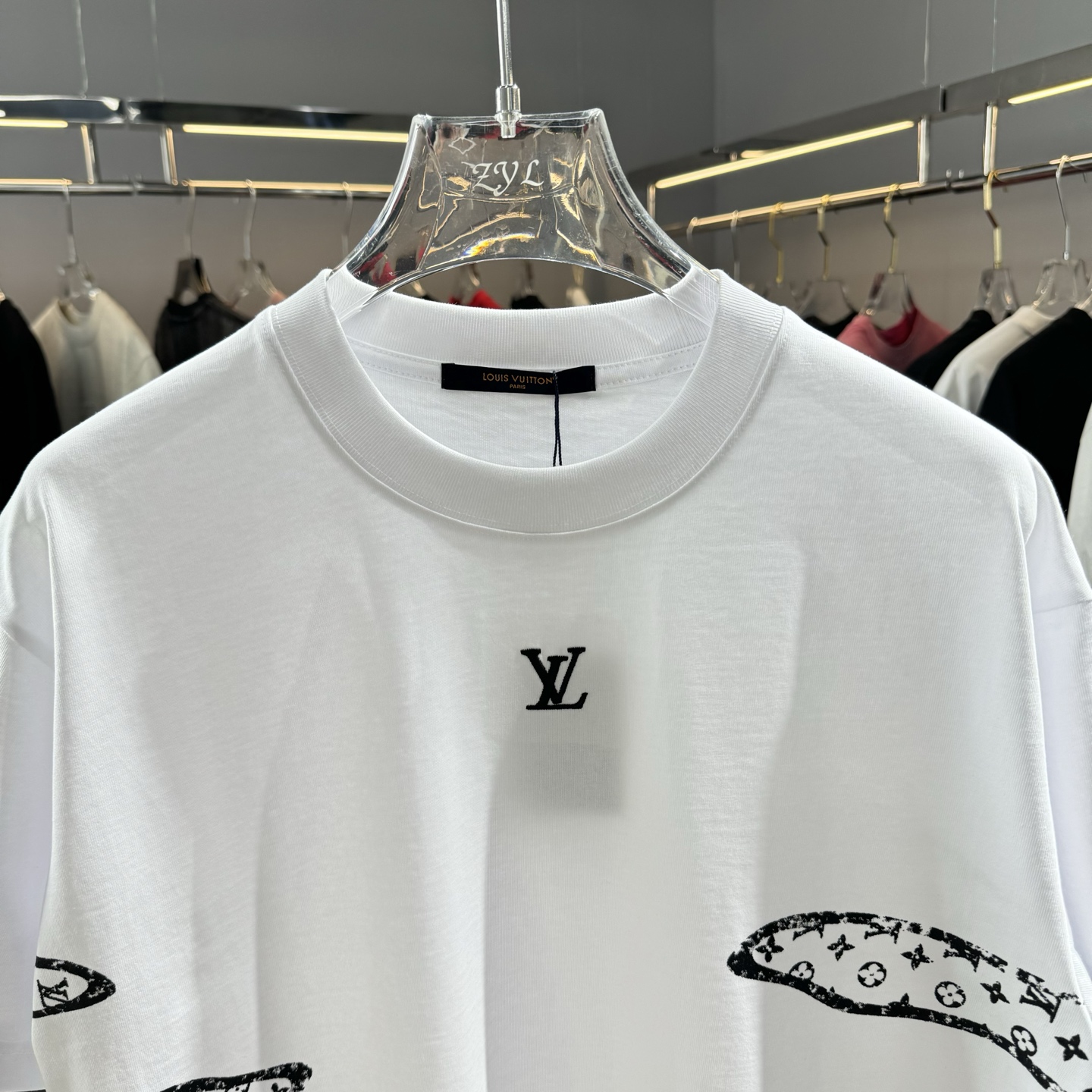 Louis Vuitton 26ss LV驴家早春新款圆领短袖 采用270克纯棉面料