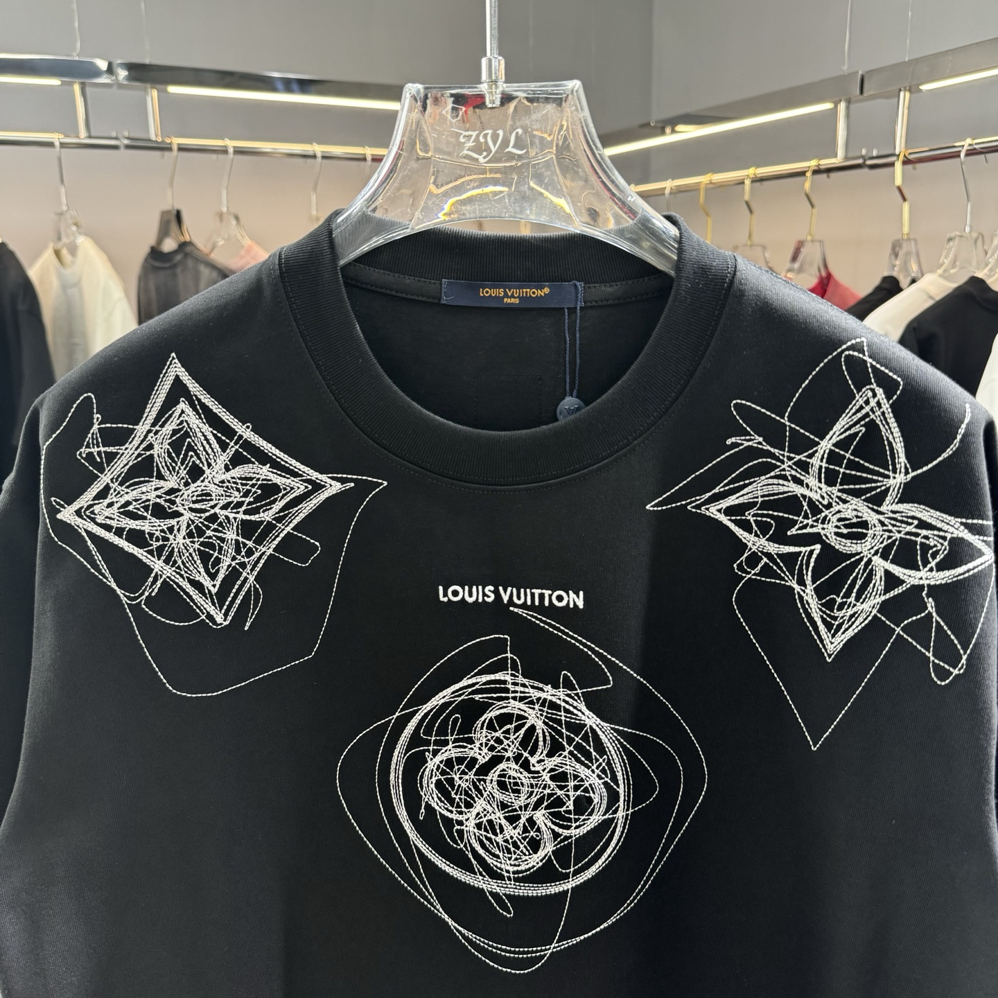 Louis Vuitton 26ss LV驴家早春新款圆领短袖 采用270克纯棉面料