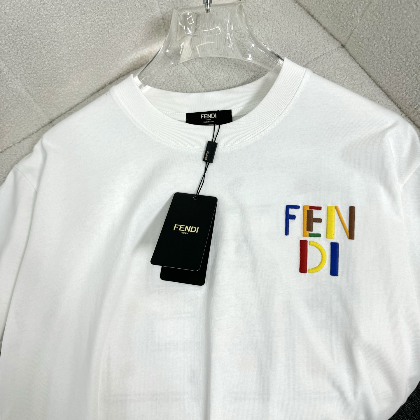 Fendi 26ss FF芬迪早春新款圆领短袖