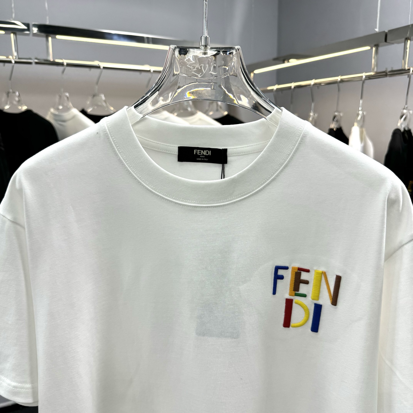Fendi 26ss FF芬迪早春新款圆领短袖