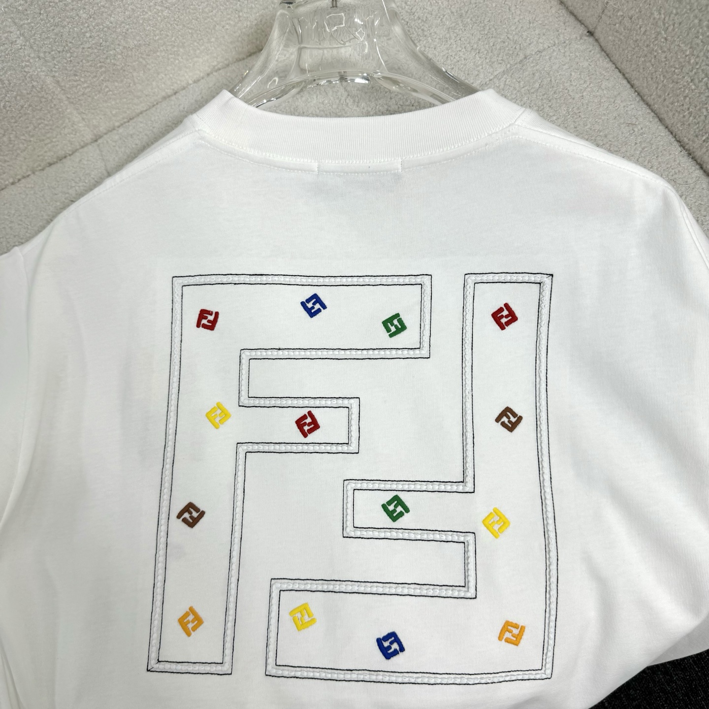 Fendi 26ss FF芬迪早春新款圆领短袖