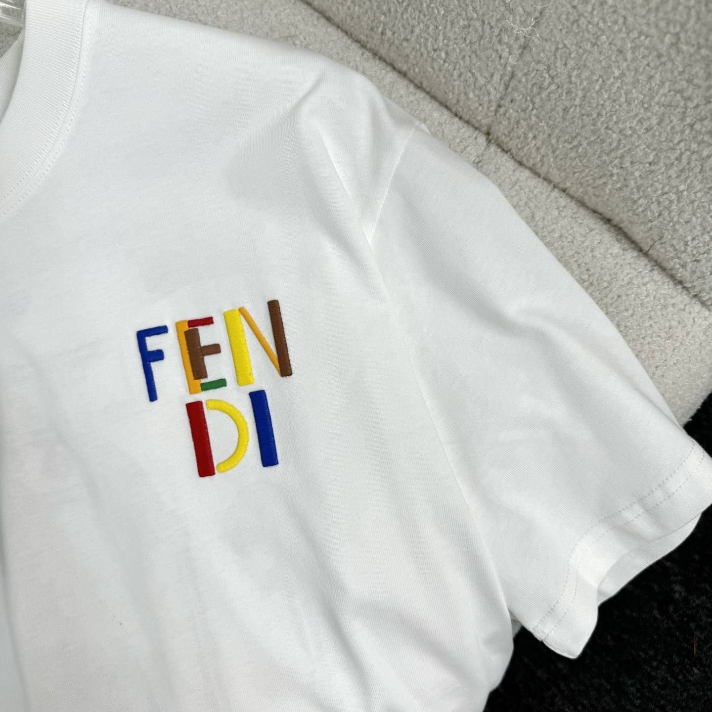 Fendi 26ss FF芬迪早春新款圆领短袖