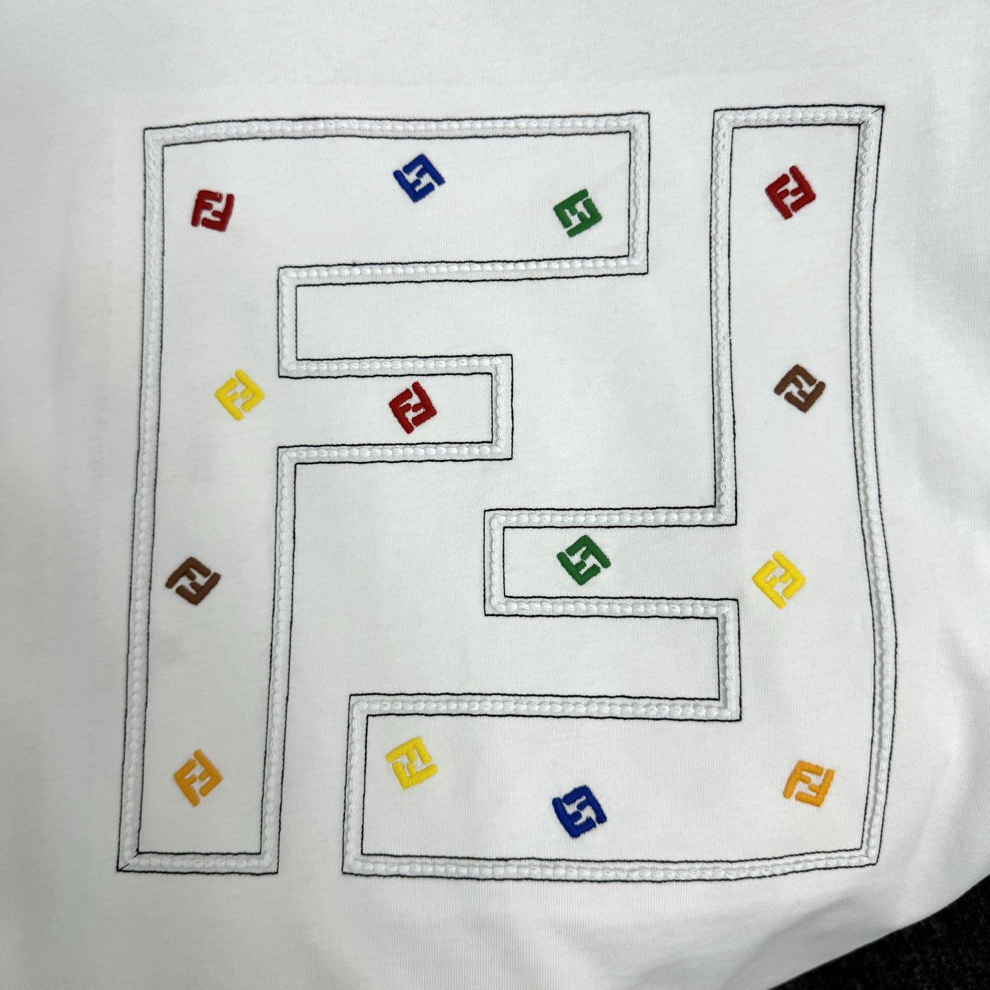 Fendi 26ss FF芬迪早春新款圆领短袖