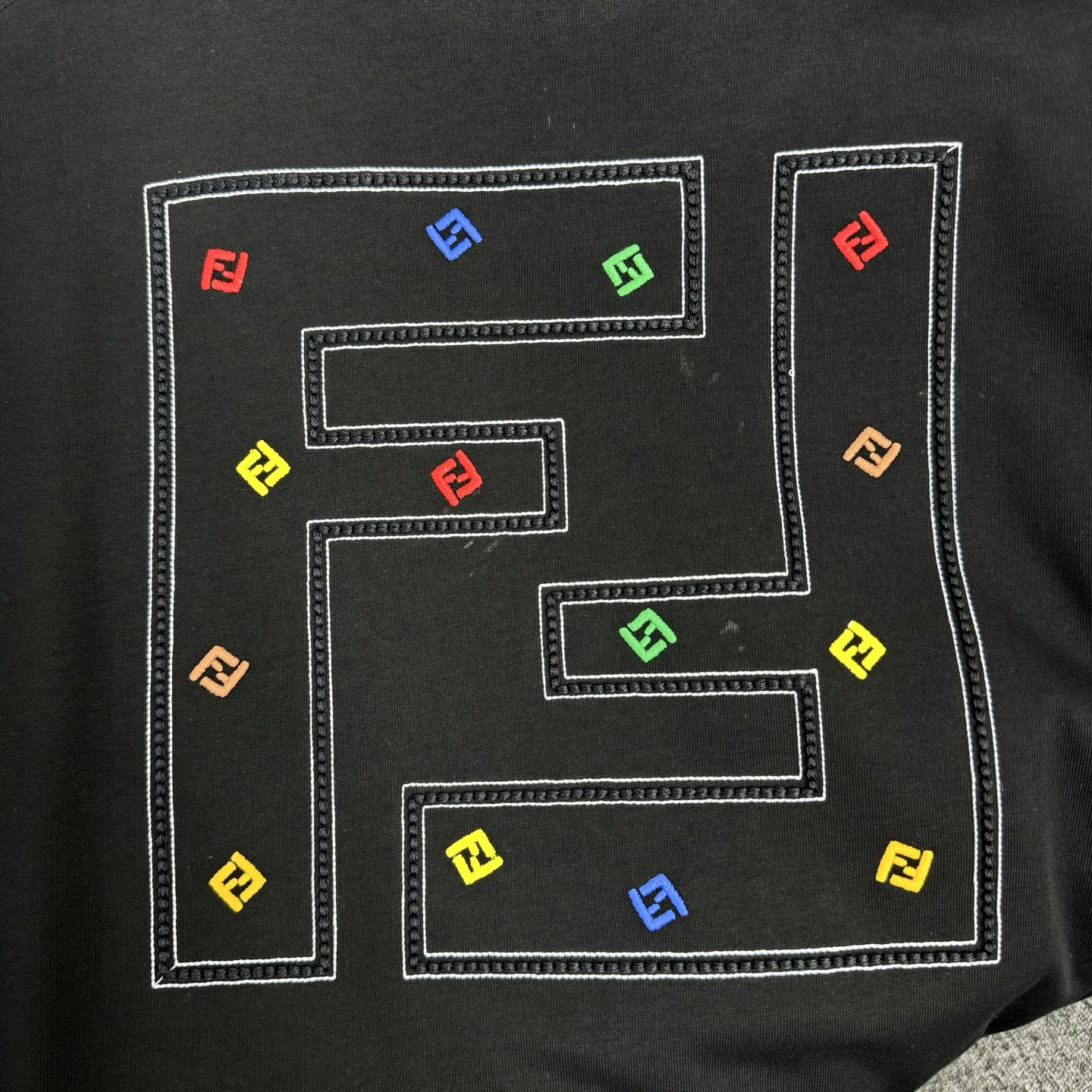 Fendi 26ss FF芬迪早春新款圆领短袖