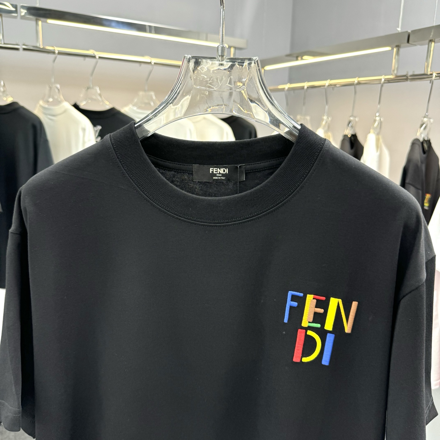 Fendi 26ss FF芬迪早春新款圆领短袖