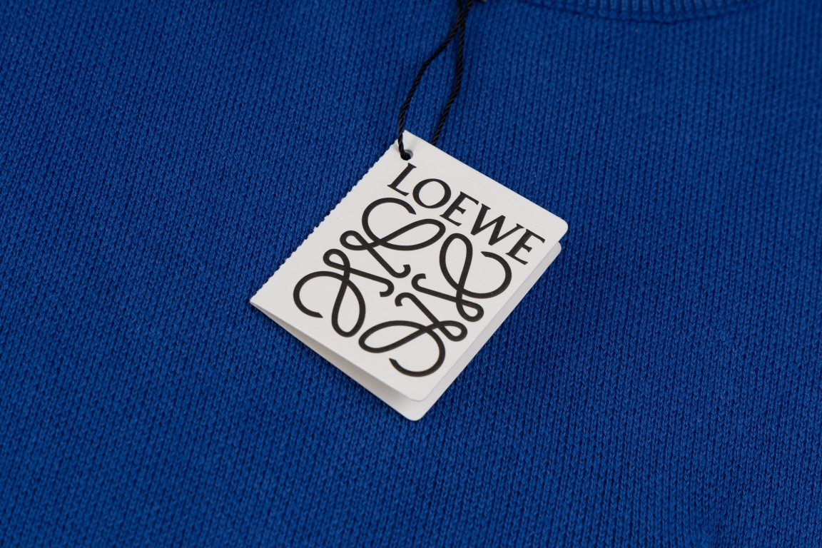 Luxury Handbags: Loewe Sweater with Unique Butterfly Logo Embroidery - 图片 8