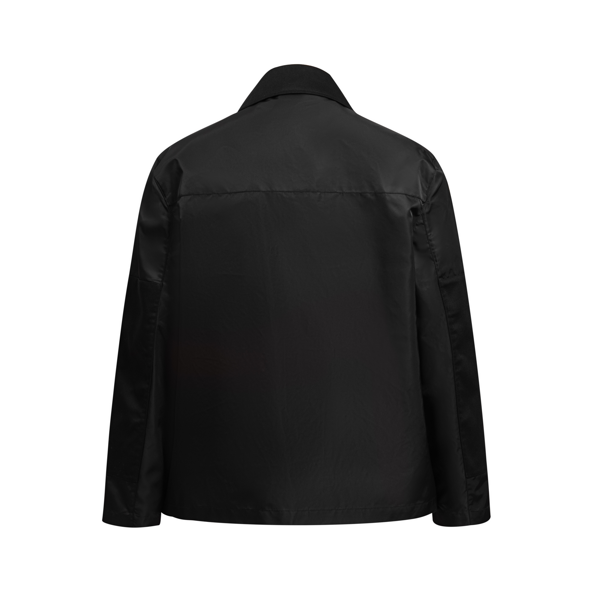 Prada Re-Nylon Jacket - Black Button-Up Lightweight Coat with Logo Detail 3 o 1intie7t4t4u13461hd71mgnj9f9