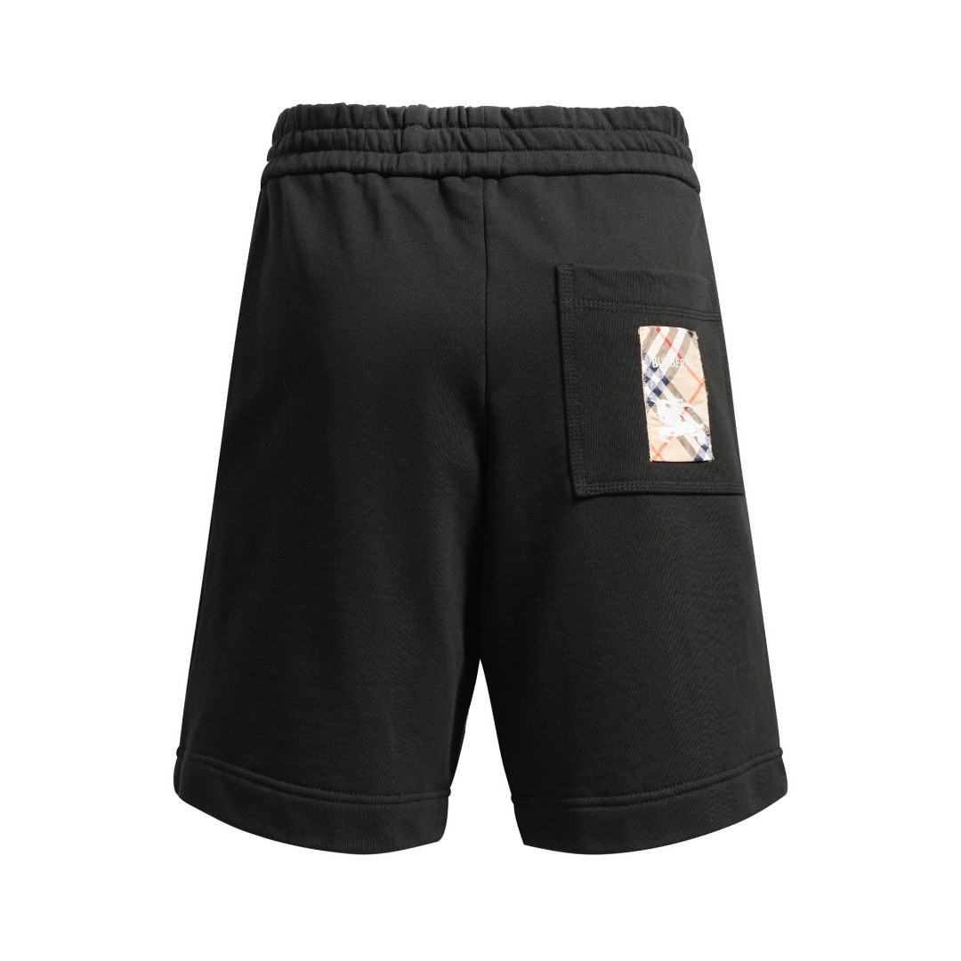 Burberry Men's Black Cotton Blend Casual Drawstring Shorts - S to XL 2 o 1iopaesck8s9frj4cdtrrmaje
