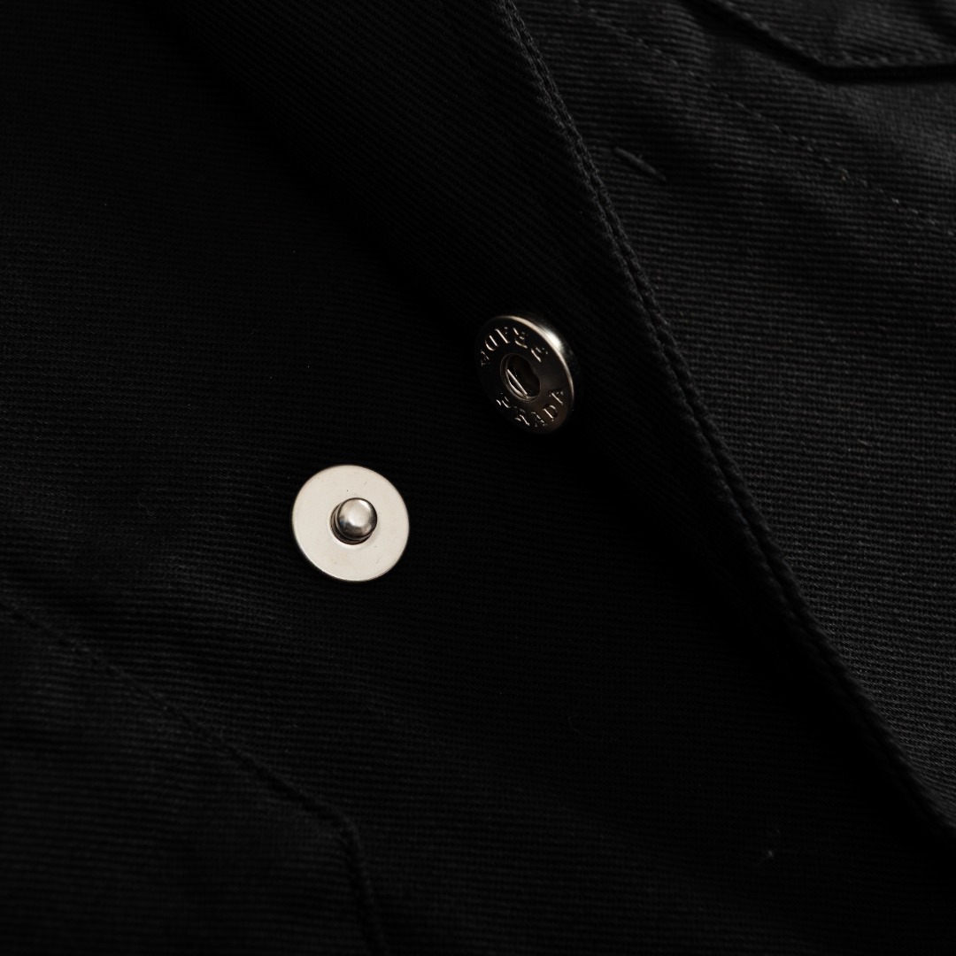 Prada Black Jersey Pocket Jacket/Coat/Blouson - Cotton Twill Workwear Jacket 9 o 1j453hlmp17g71bgbguu178o1p7a