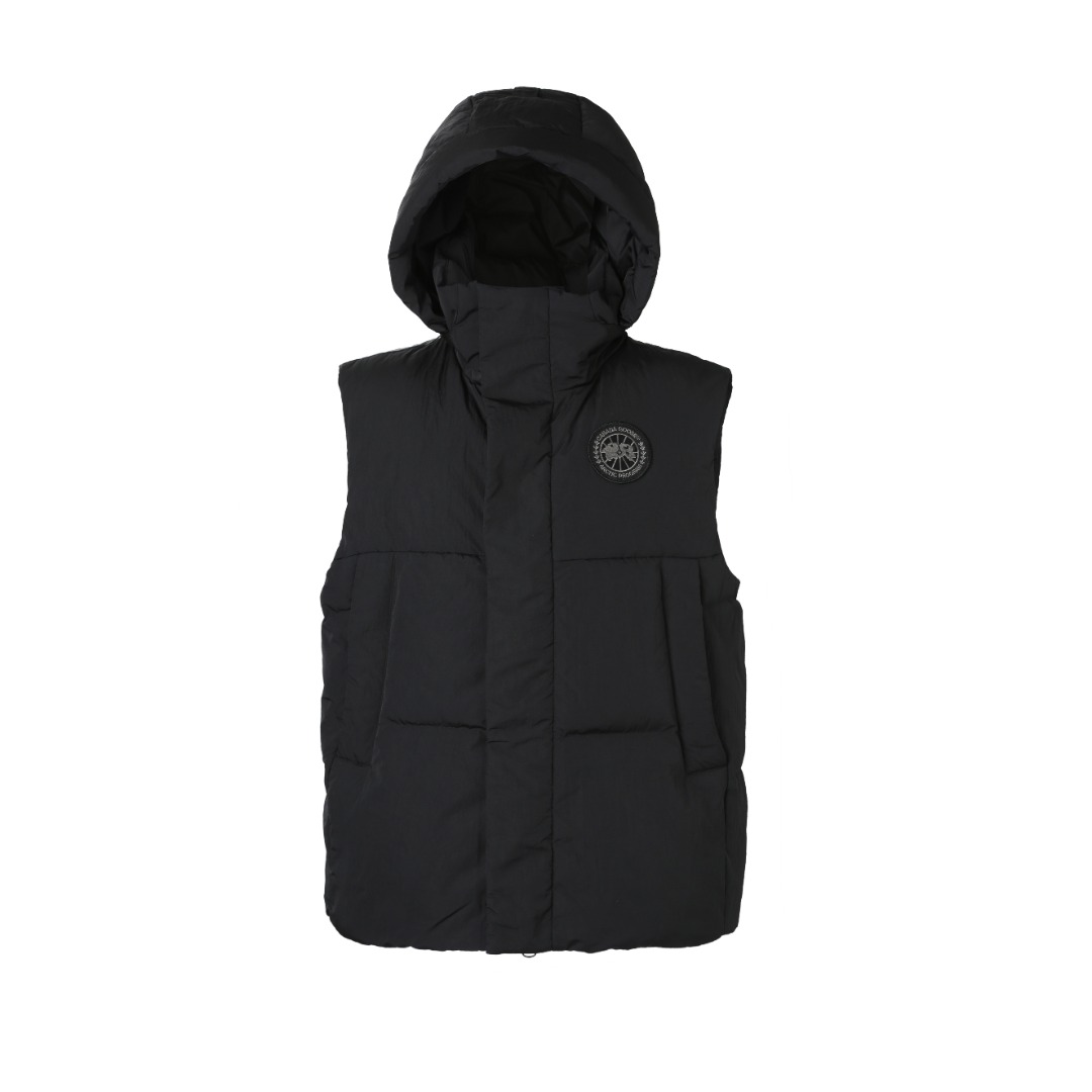 Canada Goose P430 Goose Emblem Hooded Down Vest - Lightweight & Warm