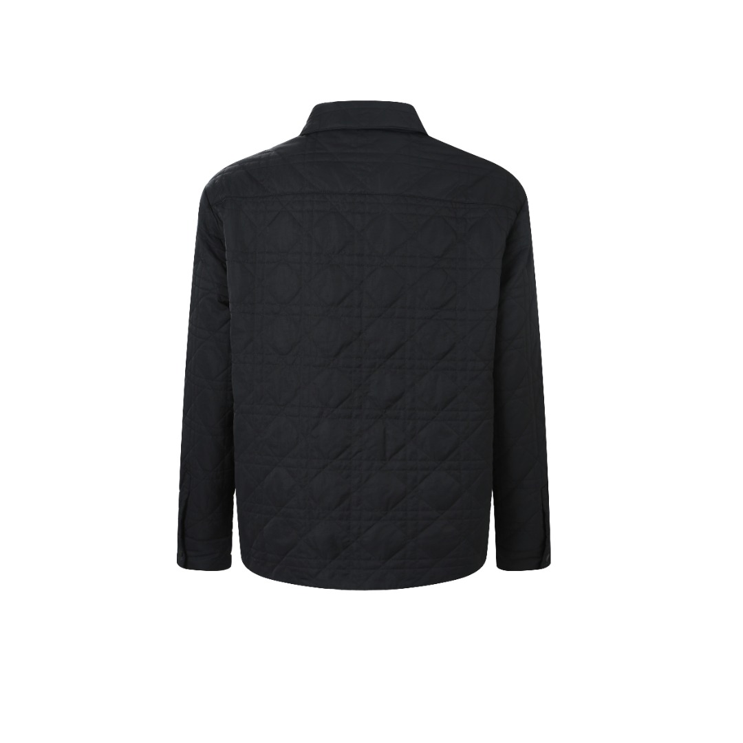 DIOR Quilted Shirt Jacket - Embroidered Logo, Lightweight Outerwear 3 o 1j60ldf8m1ekg2huimu1dhu585s