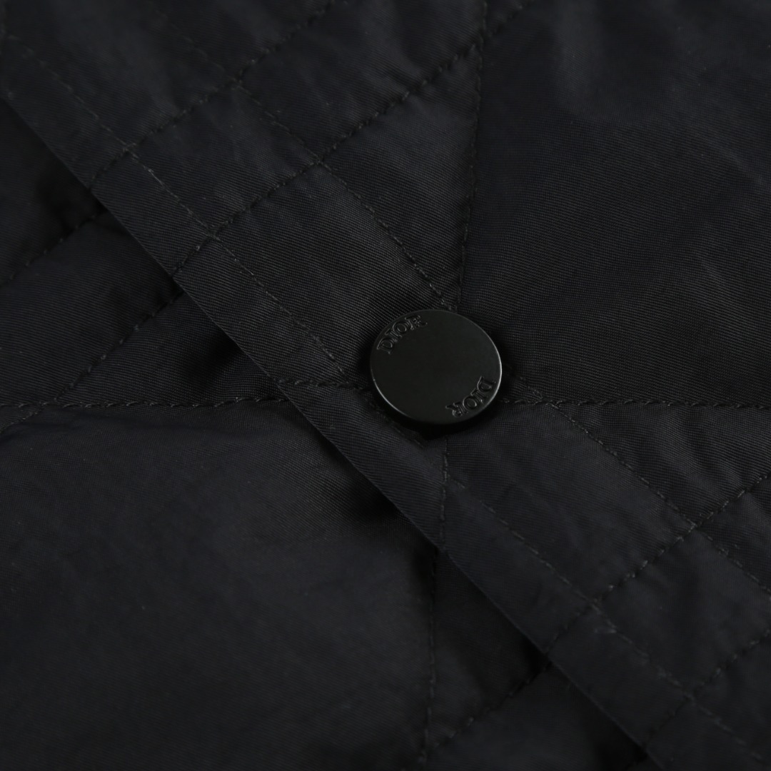 DIOR Quilted Shirt Jacket - Embroidered Logo, Lightweight Outerwear 8 o 1j60ldf8o1tqqe61j0n1hqo11ek11