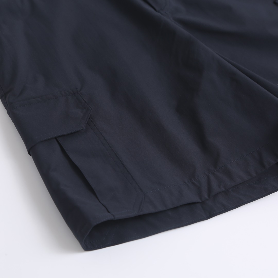Lacoste 字母标识绣花工装短裤