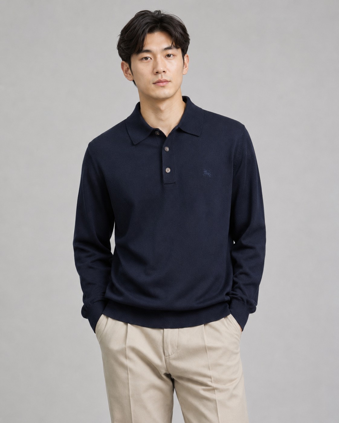 Bur长袖Polo针织衫 面料选择: 甄选多元棉羊毛混纺面料,羊绒搭配羊毛、棉,辅以聚酰胺与弹性纤维科学配比。进口针 Bur长袖Polo针织衫 面料选择: 甄选多元棉羊毛混纺面料,羊绒搭配羊毛、棉,辅以聚酰胺与弹性纤维科学配比。进口针