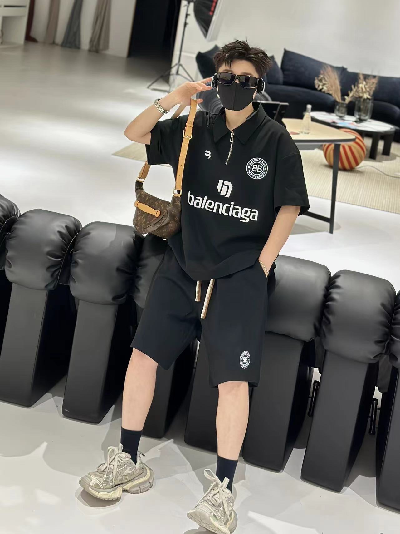 Balenciaga Paris 2024 Summer Polo Shirt & Shorts Collection (DG#B02) - 图片 3