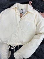 MiuMiu Clothing Down Jacket White Winter Collection Fashion