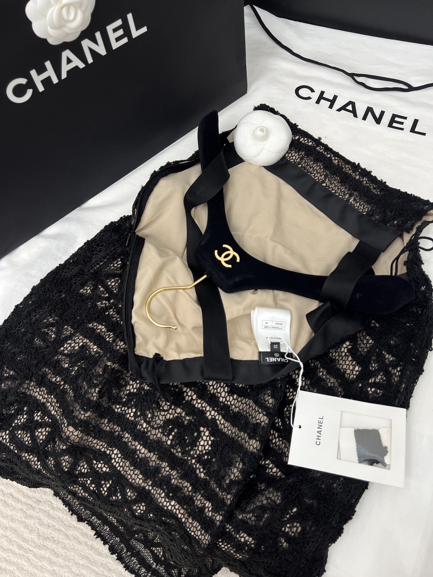 Elegant Hollow-Out Dress - Perfect for Parties & Layering - Chanel Inspired 5 i1752326207619 4002 0 5