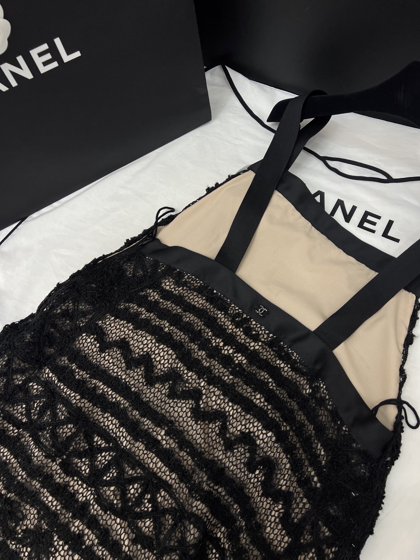 Elegant Hollow-Out Dress - Perfect for Parties & Layering - Chanel Inspired 6 i1752326209240 4204 0 6