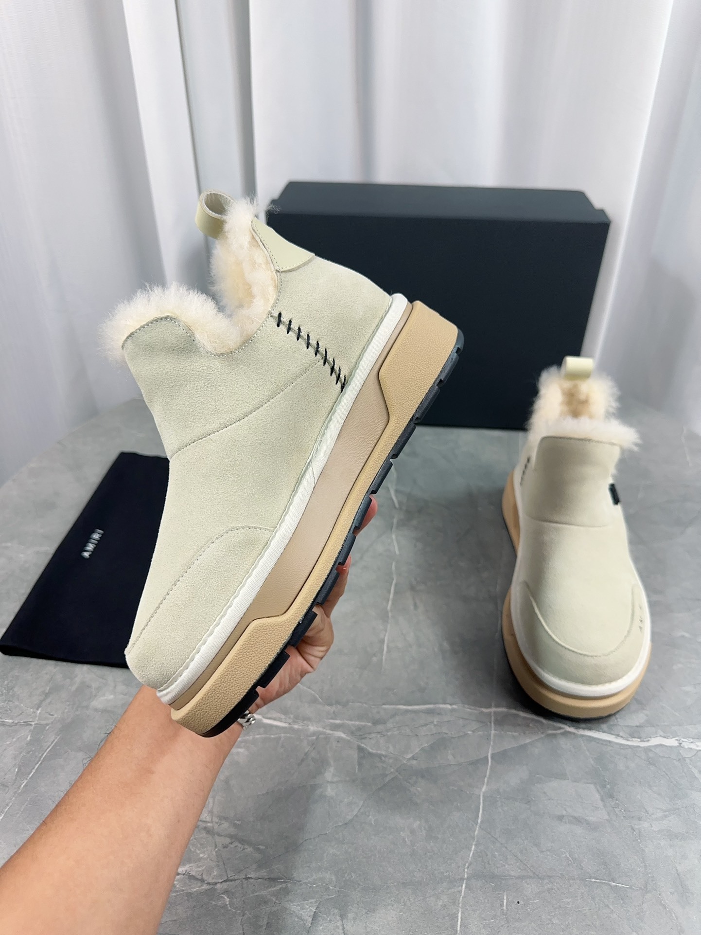 Amiri 7030 Series: Thick Boots with Unique Design and Warm Interior - 图片 6