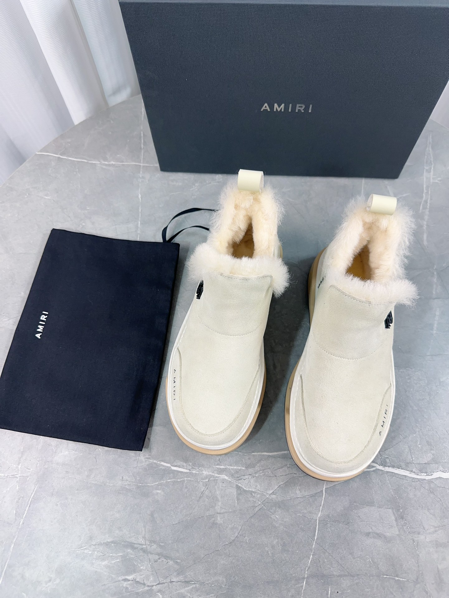 Amiri 7030 Series: Thick Boots with Unique Design and Warm Interior