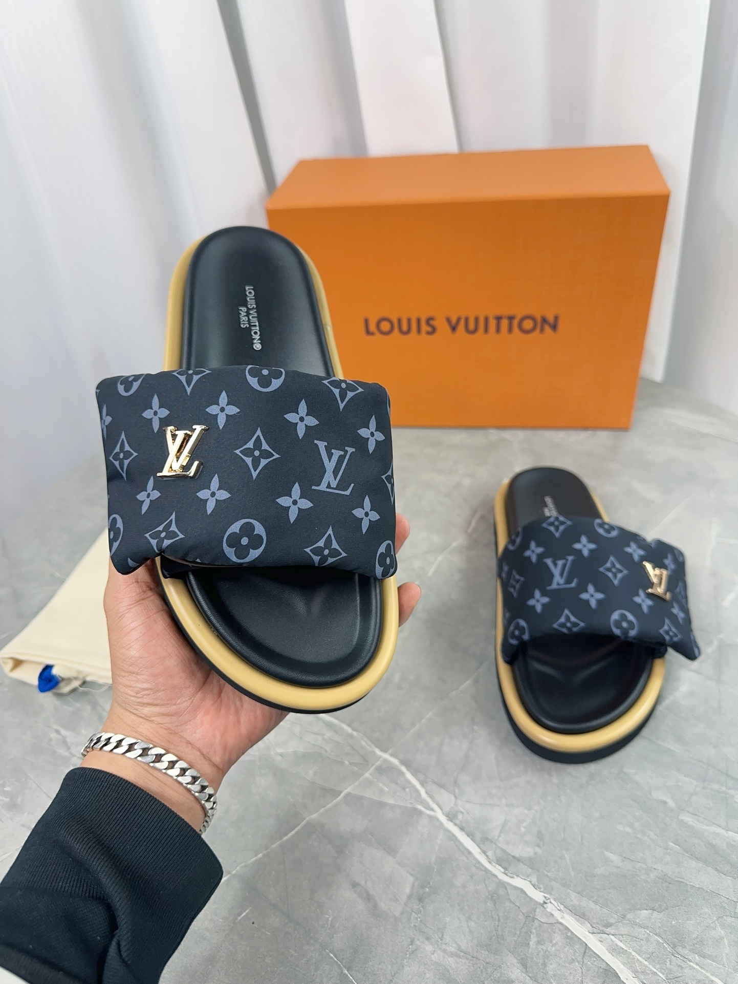 Louis Vuitton 2023 Pool Pillow Comfort Flat Sandal Monogram 1 Louis Vuitton 2023 Pool Pillow Comfort Flat Sandal Monogram