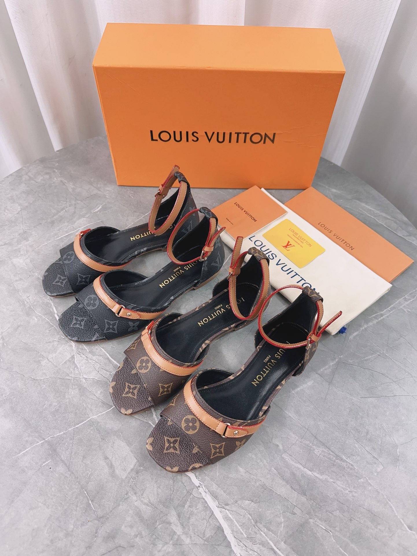 Louis Vuitton Zapatos Sandalias Réplica mejor
 Dermis Piel de oveja Colección primavera – verano Vintage Playa