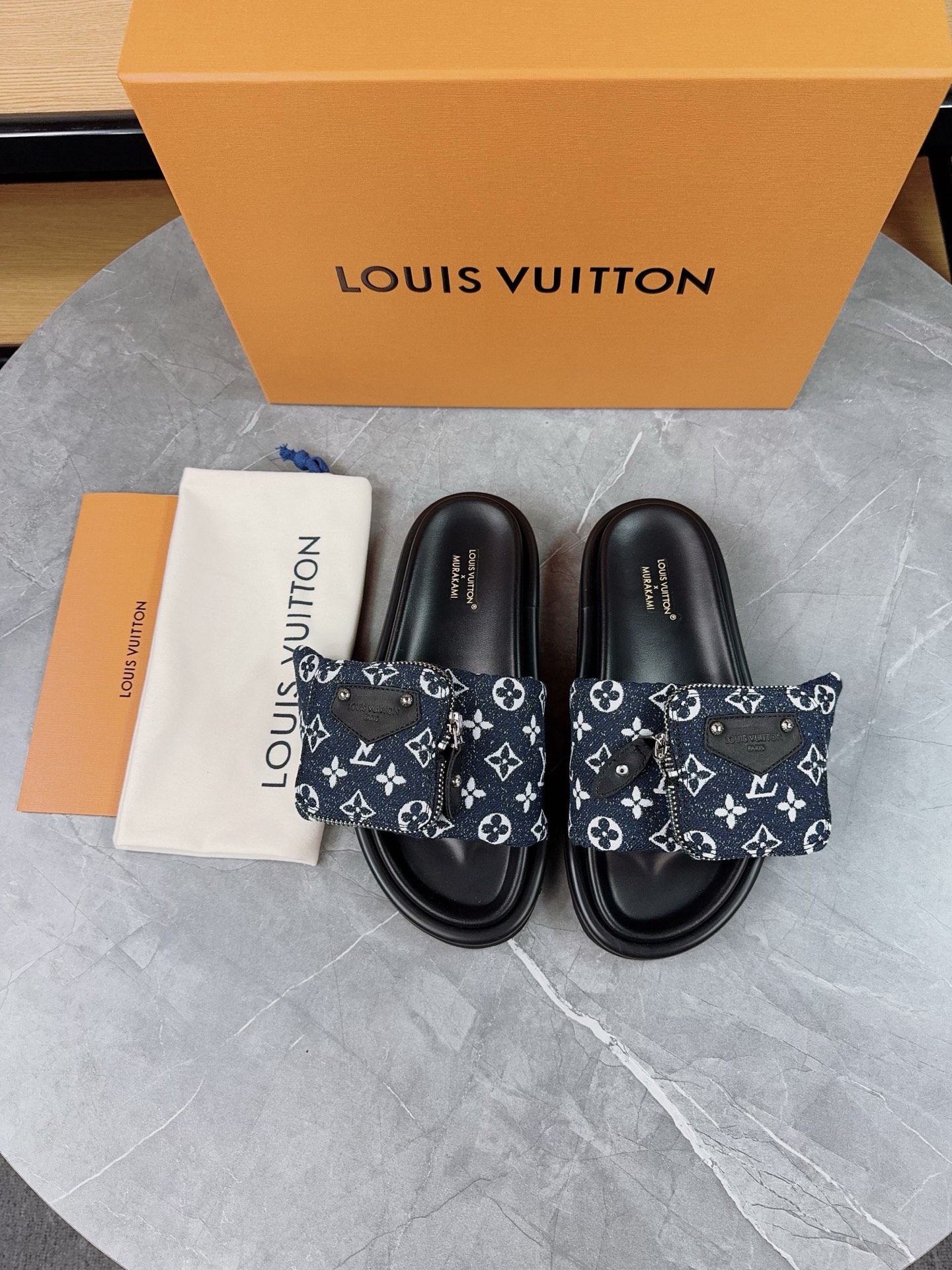 Louis Vuitton Pool Pillow Comfort Flat Sandal Monogram Fabric, Adjustable Strap 3 i1739962527459 3382 0 1