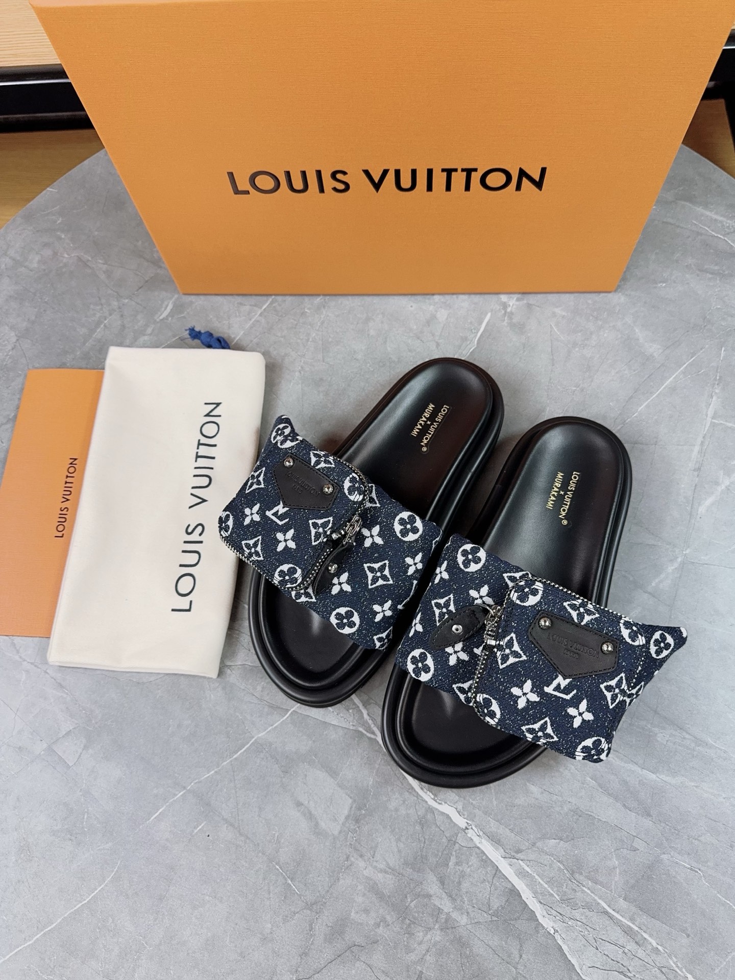 Louis Vuitton Pool Pillow Comfort Flat Sandal Monogram Fabric, Adjustable Strap 4 i1739962527480 6759 0 2