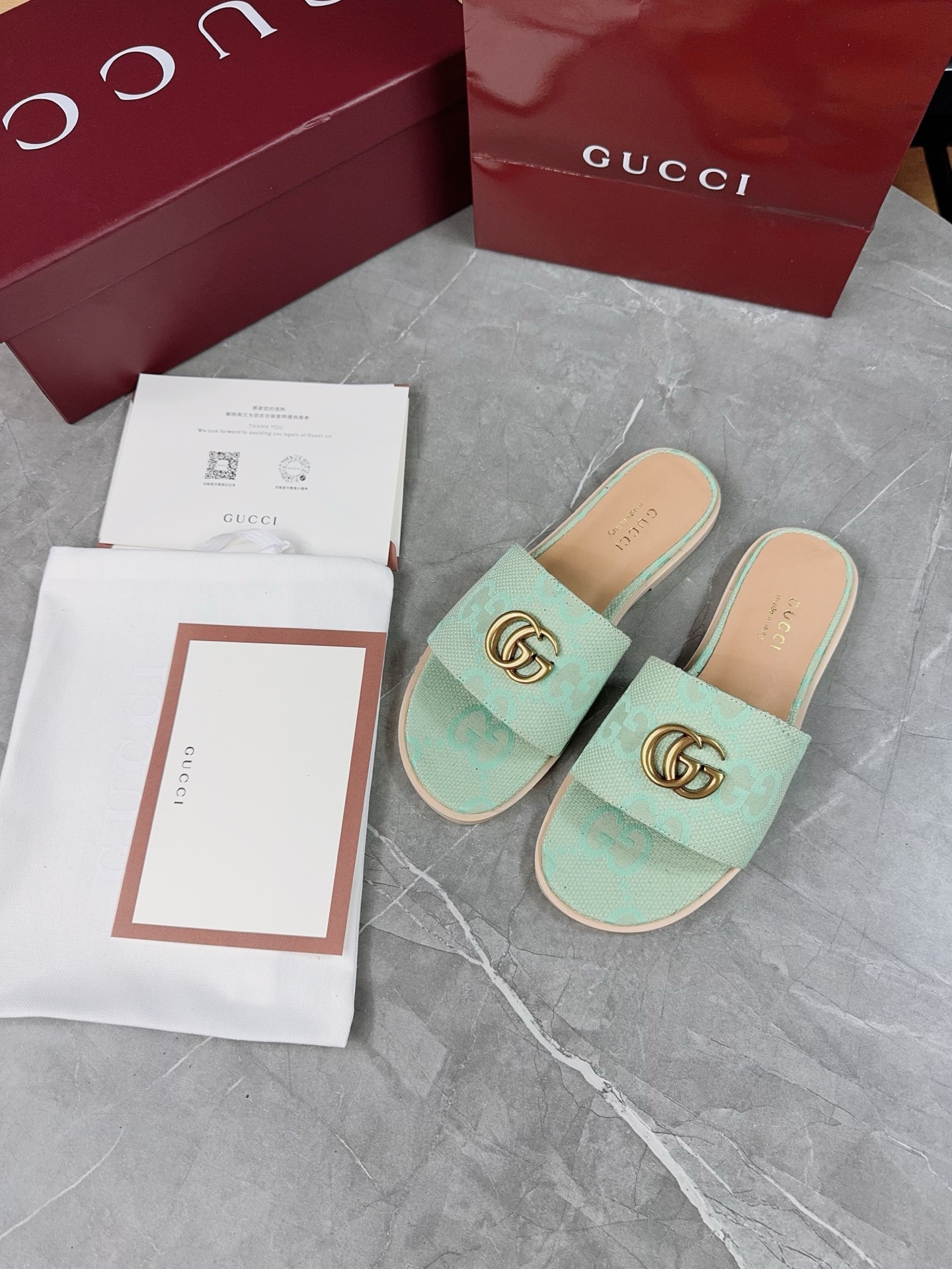Gucci Women's Flat Sandals with GG Motif - Stylish Summer Slides 5 i1741067203927 5610 0 3