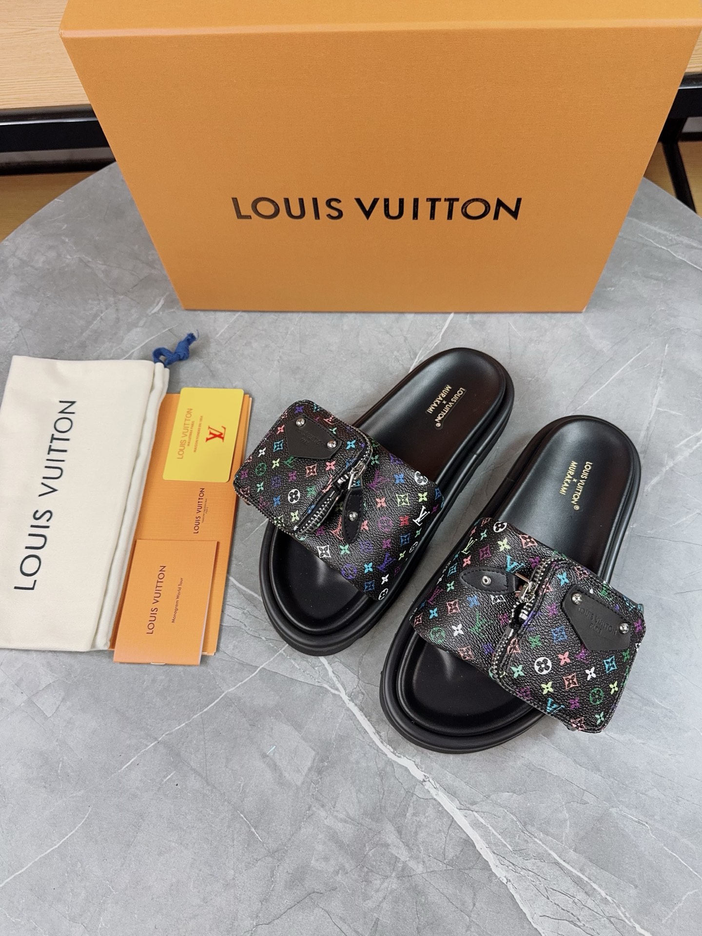 Louis Vuitton Pool Pillow Comfort Flat Sandal Monogram Embossed Slides 3 i1741083573468 958 0 1