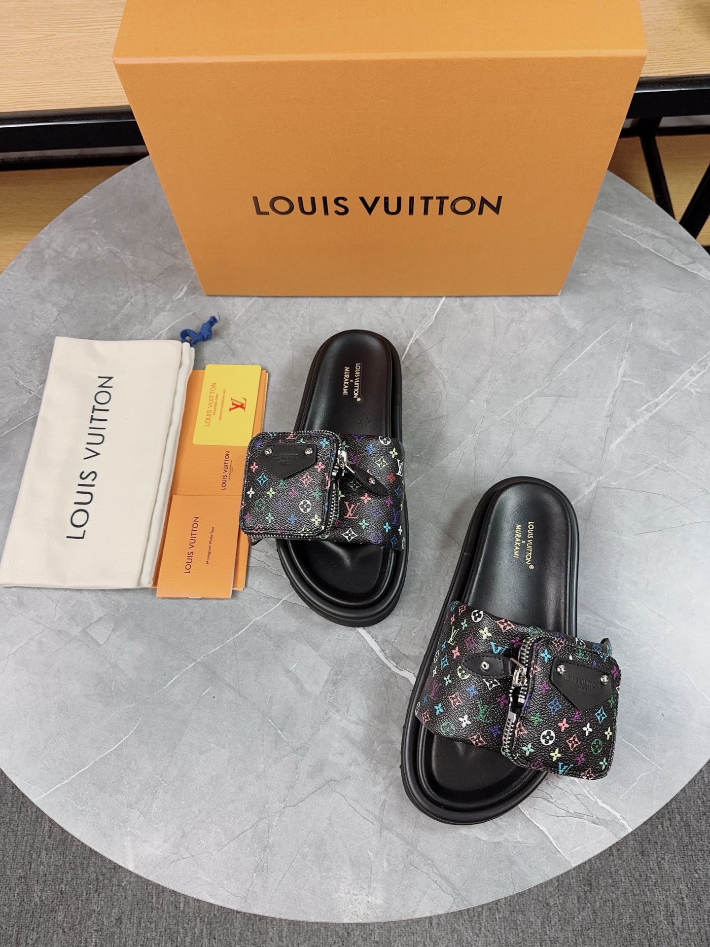 Louis Vuitton Pool Pillow Comfort Flat Sandal Monogram Embossed Slides 5 i1741083574374 181 0 3