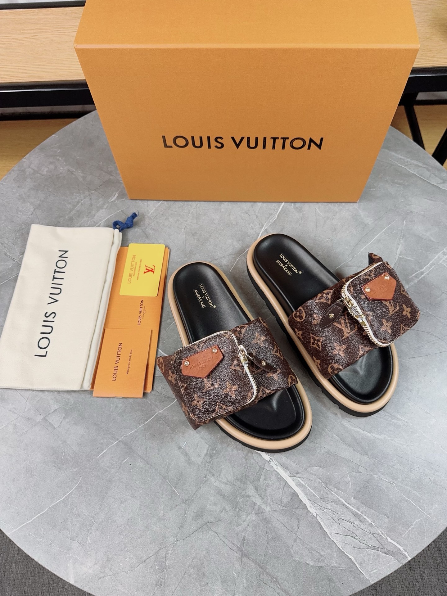 Louis Vuitton Pool Pillow Comfort Flat Sandal in Monogram Canvas 5 i1741083592831 5638 0 3