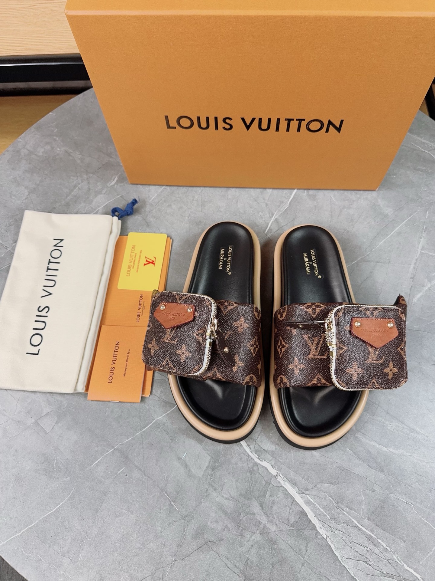 Louis Vuitton Pool Pillow Comfort Flat Sandal in Monogram Canvas 3 i1741083592868 6419 0 1